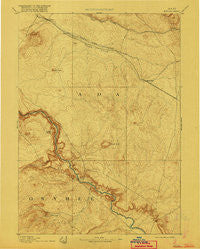 Bisuka Idaho Historical topographic map, 1:125000 scale, 30 X 30 Minute, Year 1894