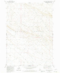 Black Butte East Idaho Historical topographic map, 1:24000 scale, 7.5 X 7.5 Minute, Year 1980