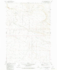 Black Butte West Idaho Historical topographic map, 1:24000 scale, 7.5 X 7.5 Minute, Year 1980