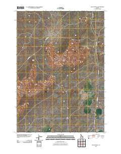 Black Knoll Idaho Historical topographic map, 1:24000 scale, 7.5 X 7.5 Minute, Year 2010