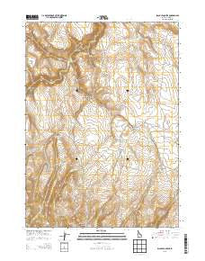 Black Leg Creek Idaho Current topographic map, 1:24000 scale, 7.5 X 7.5 Minute, Year 2013