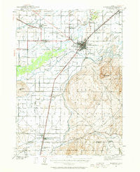 Blackfoot Idaho Historical topographic map, 1:62500 scale, 15 X 15 Minute, Year 1940