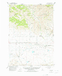 Blaine Idaho Historical topographic map, 1:62500 scale, 15 X 15 Minute, Year 1957