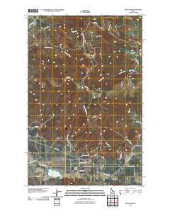 Blanchard Idaho Historical topographic map, 1:24000 scale, 7.5 X 7.5 Minute, Year 2011