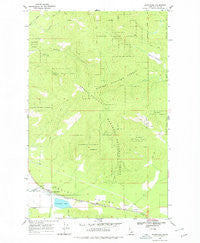 Blanchard Idaho Historical topographic map, 1:24000 scale, 7.5 X 7.5 Minute, Year 1968