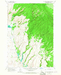 Blue Creek Reservoir Idaho Historical topographic map, 1:24000 scale, 7.5 X 7.5 Minute, Year 1965