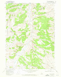 Blue Hill Idaho Historical topographic map, 1:24000 scale, 7.5 X 7.5 Minute, Year 1968
