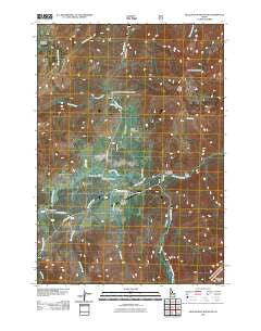 Blue Bunch Mountain Idaho Historical topographic map, 1:24000 scale, 7.5 X 7.5 Minute, Year 2011