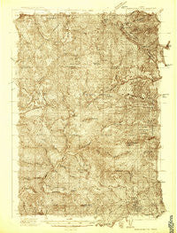 Boehls Butte Idaho Historical topographic map, 1:48000 scale, 15 X 15 Minute, Year 1936
