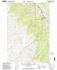 Bohannon Spring Idaho Historical topographic map, 1:24000 scale, 7.5 X 7.5 Minute, Year 1997