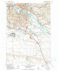 Boise South Idaho Historical topographic map, 1:24000 scale, 7.5 X 7.5 Minute, Year 1972
