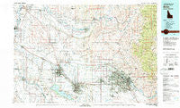 Boise Idaho Historical topographic map, 1:100000 scale, 30 X 60 Minute, Year 1981