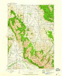 Borah Peak Idaho Historical topographic map, 1:125000 scale, 30 X 30 Minute, Year 1935