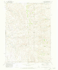 Boundary Ridge Idaho Historical topographic map, 1:24000 scale, 7.5 X 7.5 Minute, Year 1970