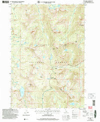 Box Lake Idaho Historical topographic map, 1:24000 scale, 7.5 X 7.5 Minute, Year 2004