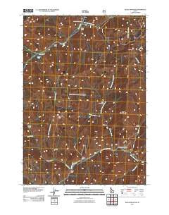 Boyle Mountain Idaho Historical topographic map, 1:24000 scale, 7.5 X 7.5 Minute, Year 2011