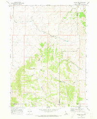 Bradley Mtn Idaho Historical topographic map, 1:24000 scale, 7.5 X 7.5 Minute, Year 1968