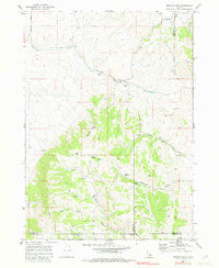 Bradley Mtn Idaho Historical topographic map, 1:24000 scale, 7.5 X 7.5 Minute, Year 1968