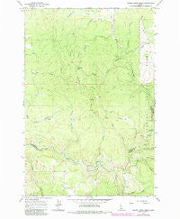 Brown Creek Ridge Idaho Historical topographic map, 1:24000 scale, 7.5 X 7.5 Minute, Year 1966
