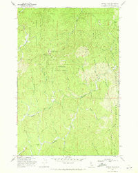 Browns Rock Idaho Historical topographic map, 1:24000 scale, 7.5 X 7.5 Minute, Year 1969