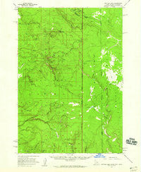 Buffalo Lake Idaho Historical topographic map, 1:62500 scale, 15 X 15 Minute, Year 1957