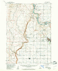 Buhl Idaho Historical topographic map, 1:62500 scale, 15 X 15 Minute, Year 1959