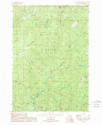 Bull Creek Hot Springs Idaho Historical topographic map, 1:24000 scale, 7.5 X 7.5 Minute, Year 1988