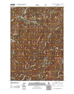 Bull Creek Hot Springs Idaho Historical topographic map, 1:24000 scale, 7.5 X 7.5 Minute, Year 2011