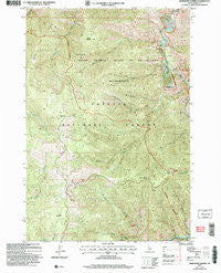 Burgdorf Summit Idaho Historical topographic map, 1:24000 scale, 7.5 X 7.5 Minute, Year 2004