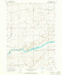 Burley SW Idaho Historical topographic map, 1:24000 scale, 7.5 X 7.5 Minute, Year 1964