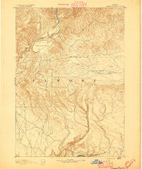 Camas Prairie Idaho Historical topographic map, 1:125000 scale, 30 X 30 Minute, Year 1893