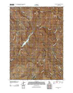Captain Butte Idaho Historical topographic map, 1:24000 scale, 7.5 X 7.5 Minute, Year 2010