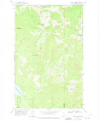 Caribou Creek Idaho Historical topographic map, 1:24000 scale, 7.5 X 7.5 Minute, Year 1969