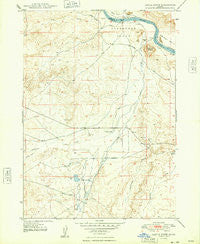 Castle Butte Idaho Historical topographic map, 1:24000 scale, 7.5 X 7.5 Minute, Year 1948