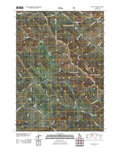 Castle Rock Idaho Historical topographic map, 1:24000 scale, 7.5 X 7.5 Minute, Year 2011