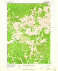 Casto Idaho Historical topographic map, 1:24000 scale, 7.5 X 7.5 Minute, Year 1963