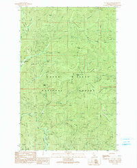 Cataract Peak Idaho Historical topographic map, 1:24000 scale, 7.5 X 7.5 Minute, Year 1990
