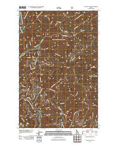 Cataract Peak Idaho Historical topographic map, 1:24000 scale, 7.5 X 7.5 Minute, Year 2011