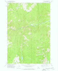 Caton Lake Idaho Historical topographic map, 1:24000 scale, 7.5 X 7.5 Minute, Year 1973