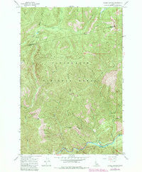 Cayuse Junction Idaho Historical topographic map, 1:24000 scale, 7.5 X 7.5 Minute, Year 1966