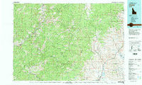 Challis Idaho Historical topographic map, 1:100000 scale, 30 X 60 Minute, Year 1982