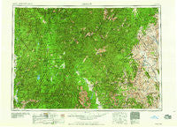 Challis Idaho Historical topographic map, 1:250000 scale, 1 X 2 Degree, Year 1960