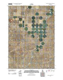 Cinder Cone Butte Idaho Historical topographic map, 1:24000 scale, 7.5 X 7.5 Minute, Year 2010