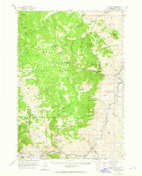 Clayton Idaho Historical topographic map, 1:62500 scale, 15 X 15 Minute, Year 1963