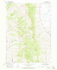 Clifton Idaho Historical topographic map, 1:24000 scale, 7.5 X 7.5 Minute, Year 1968