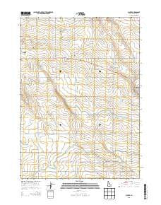 Clover Idaho Current topographic map, 1:24000 scale, 7.5 X 7.5 Minute, Year 2013