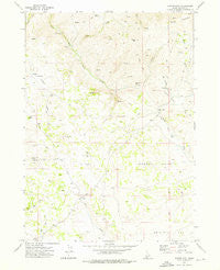 Clover Mtn Idaho Historical topographic map, 1:24000 scale, 7.5 X 7.5 Minute, Year 1972