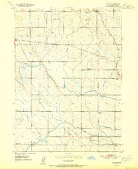 Clover Idaho Historical topographic map, 1:24000 scale, 7.5 X 7.5 Minute, Year 1951