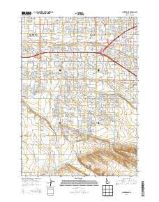 Cloverdale Idaho Current topographic map, 1:24000 scale, 7.5 X 7.5 Minute, Year 2013