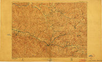 Coeur D'Alene District Idaho Historical topographic map, 1:62500 scale, 15 X 15 Minute, Year 1903